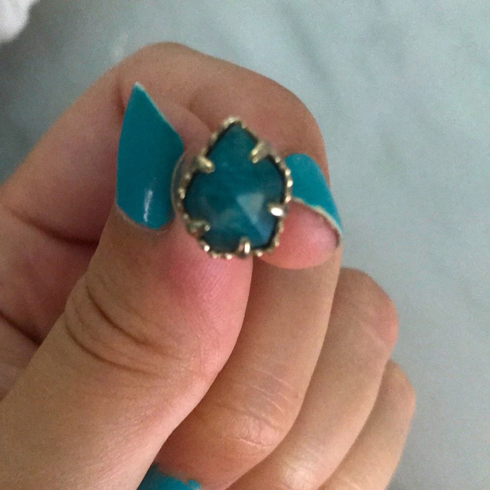 100% real Kendra Scott earring 1 blue and silver